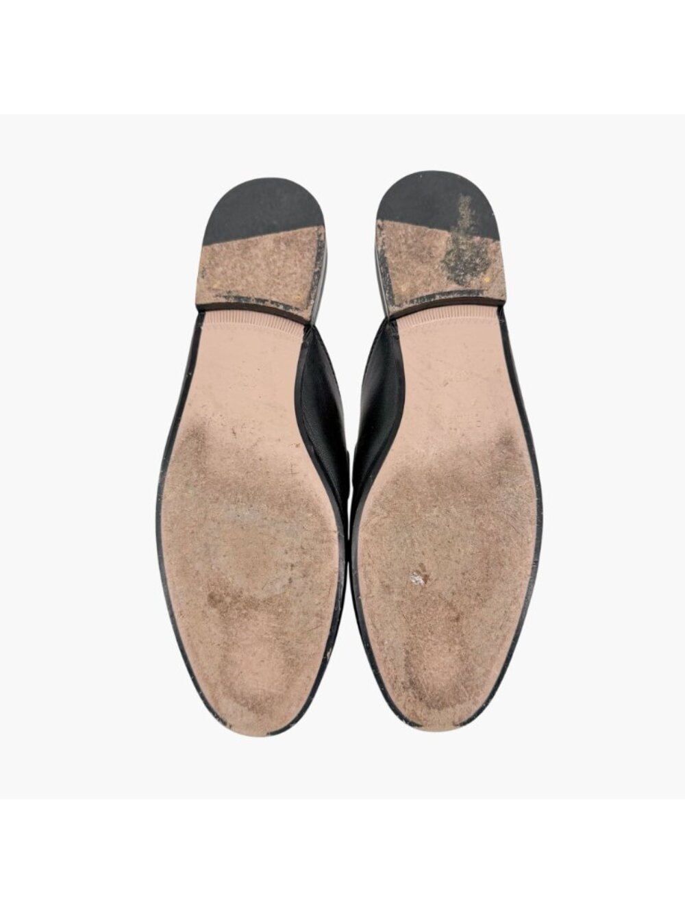 Gucci Princetown Black Leather Web Stripe Horsebit Mules Size 36.5 US 6.5 Women - Picture 13 of 15